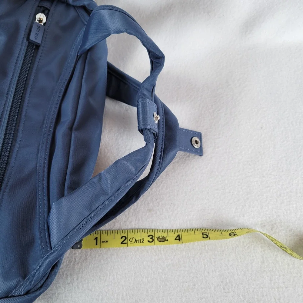 IHKWIP Women Satchel Suave Top Handle Nylon Travel Bag Blue Eco-Friendly Outdoor